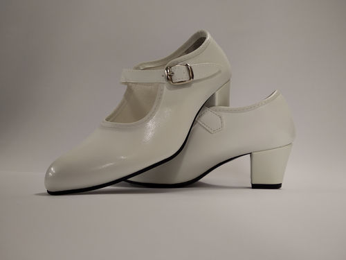 Zapato básico para baile y paseo Color Blanco