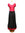 Falda 2 Volantes Color Negro/Rojo Talla 8