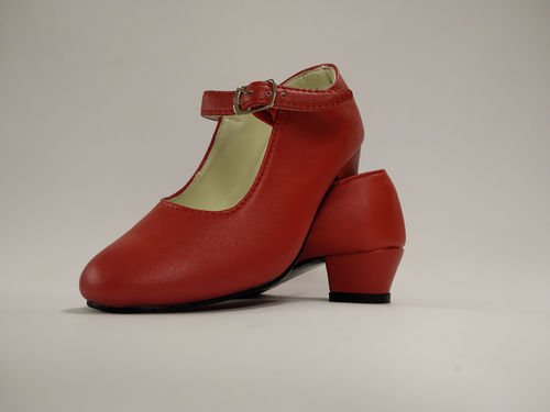 Zapato de baile económico Rojo
