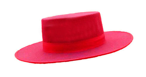 Sombrero ala ancha Especial Rojo