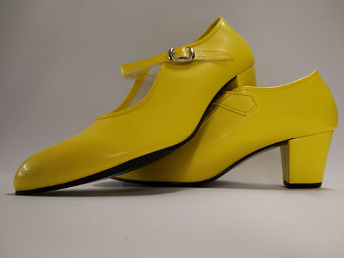 Zapato básico para baile y paseo Color Amarillo