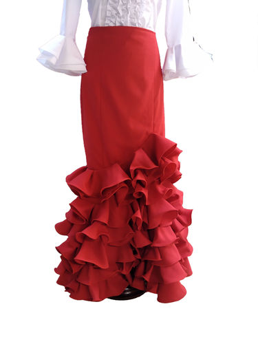 Falda Flamenca alta calidad Talla 48