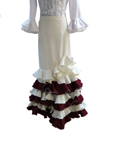 Falda Flamenca alta calidad talla 52. Talla especial