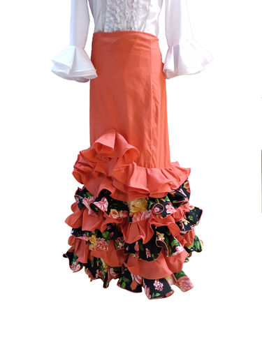 Falda Flamenca alta calidad Talla 54. Talla especial