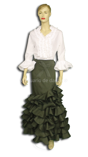 Falda Flamenca alta calidad Talla 40