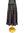 Falda de Godets modelo A2 talla L color Negro/Lila