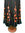 Falda de Godets modelo A2 Negro/Naranja