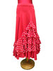 Falda para señora modelo D271 Rojo/Blanco