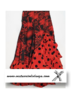 Falda estampada modelo Q282 Rojo