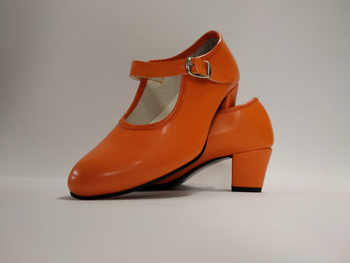 Zapato básico para baile y paseo Color Naranja