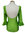 Body para señora de manga 3/4 con volante liso talla L  color Verde pistacho