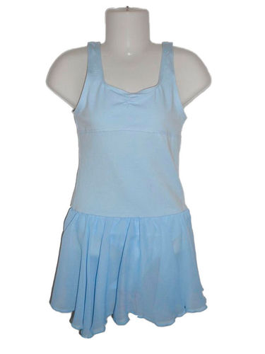 Body para niña con falda Azul Celeste