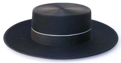 Sombrero ala ancha Lana Extra Negro